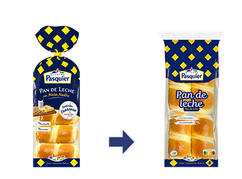 Pan de leche: -21% de plástico