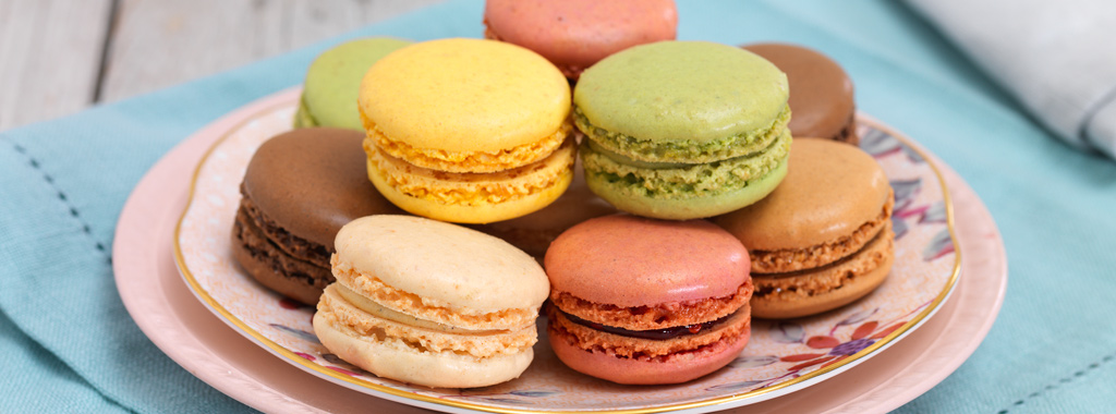 Doos met 36 macarons