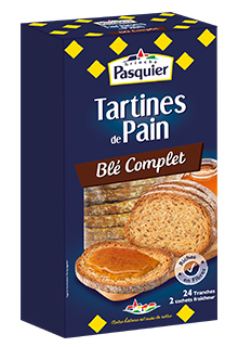 Tartines de Pain Blé Complet