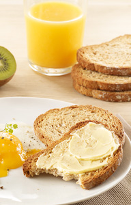 Tartines de Pain<br />Blé complet Bio