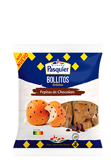 Bollitos con pepitas de chocolate