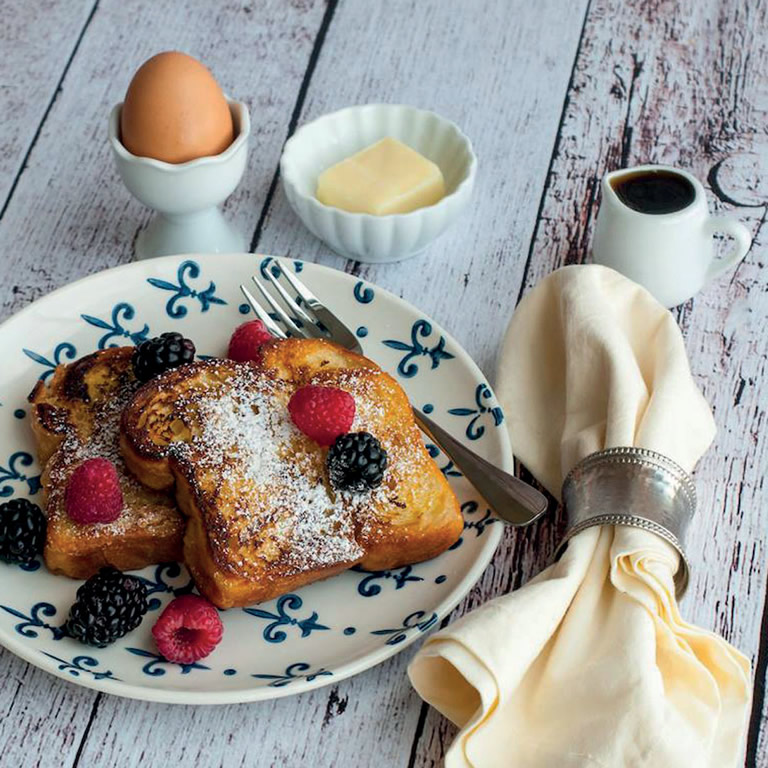 Toasted Blueberry and Coconut Brioche