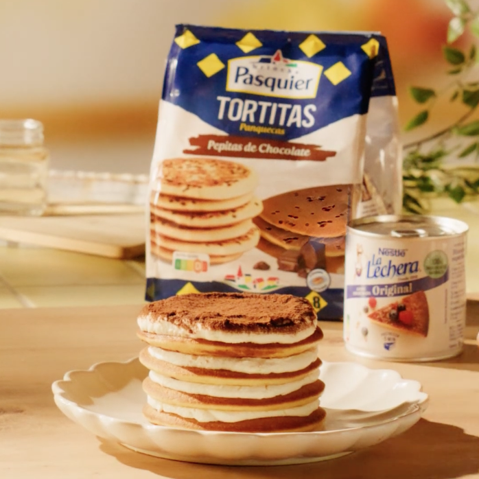 Tarta de Tortitas al estilo tiramisú