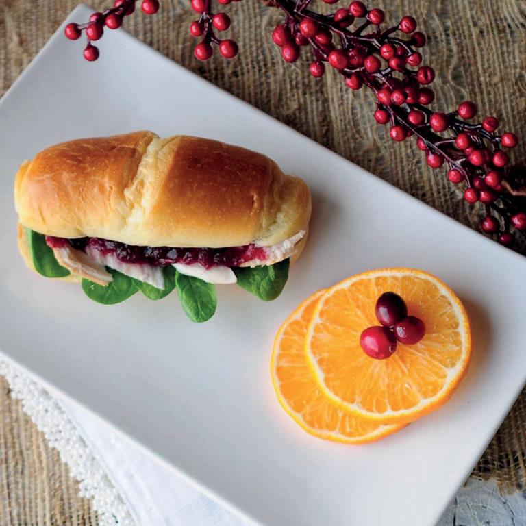 Brie and Cranberry Sandwich