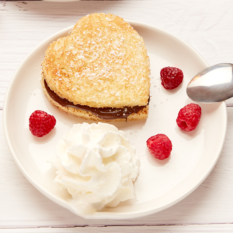 Sweetheart Brioche Sandwiches