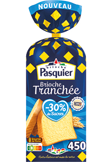 Brioche Tranchée -30% de Sucres*