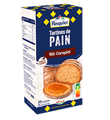 Tartines de Pain Blé Complet