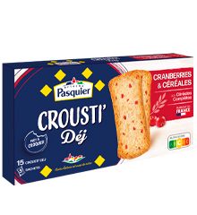 Crousti'Déj Cranberries et Céréales