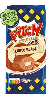Pitch Choco Barre Duo Chocolat Blanc