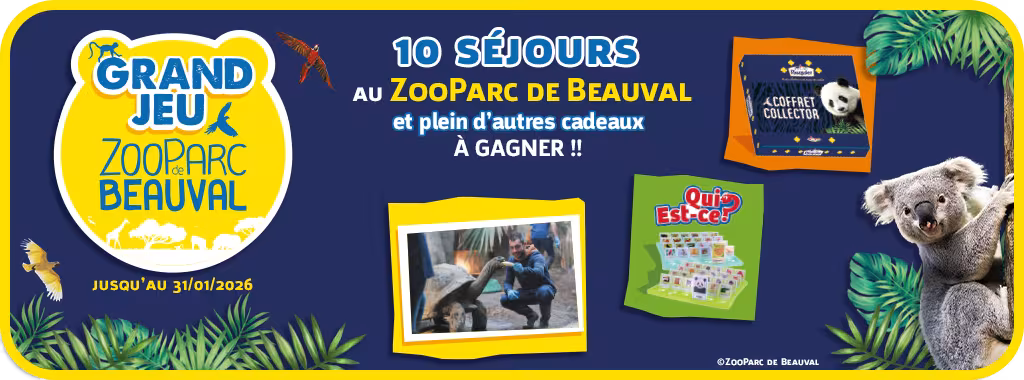 10 séjours au ZooParc de Beauval et plein d'autres cadeaux à gagner !