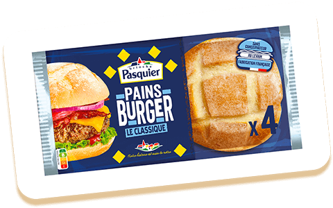 Brioche Pasquier Pains Burger « Le Classique »