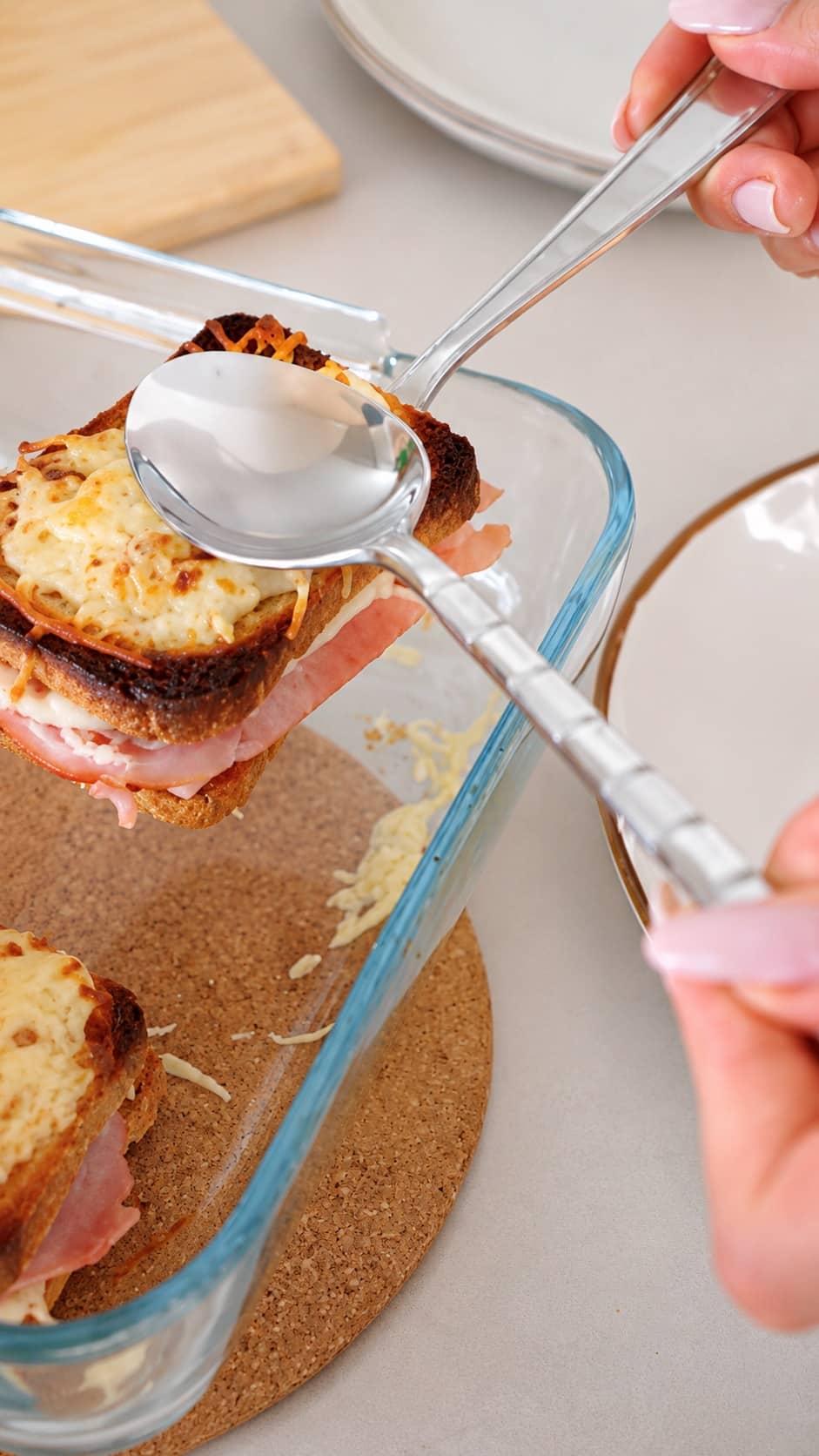 Biscotte façon Croque Monsieur